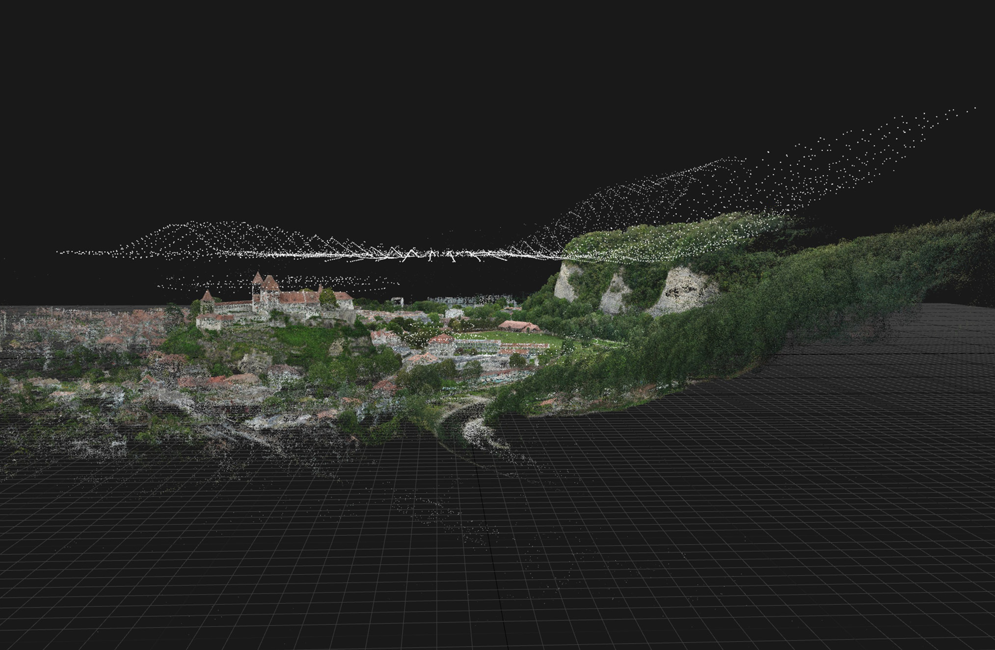 Burgdorf 3D-Scan der Stadt